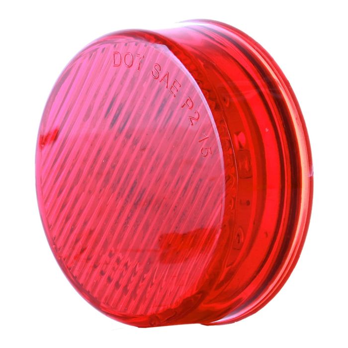 13LED Round Red Side Marker Light 2PCS 2.5inch 16 Western Star 5700XE 14 Kenworth K370 For Truck SUV 12V