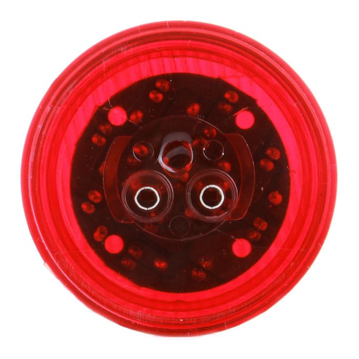 13LED Red Round Side Marker Light 4PCS 2.5inch 16 Western Star 5700XE 14 Kenworth K370 For Truck SUV 12V