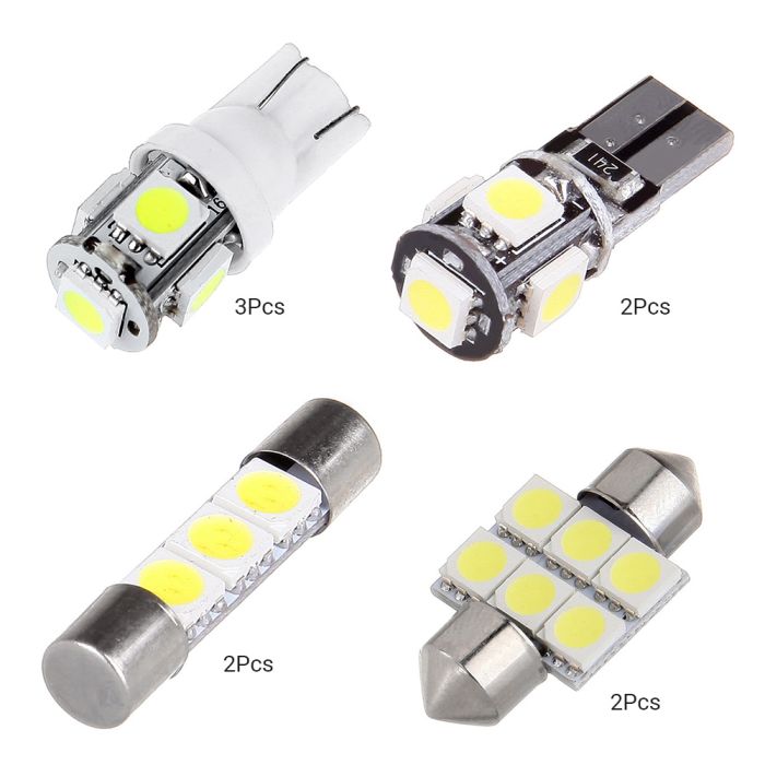 9x White Interior Package SMD LED Car Lights Combo For For Nissan 350Z 2003-2008