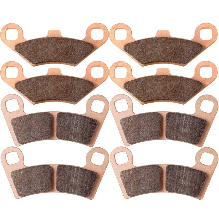 4 Pairs Brake Pads Front And Rear For 2012-13 Polaris EFI RZR 570 800 Sintered
