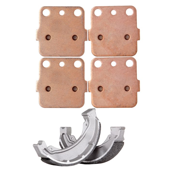 Brake Pads and Brake Shoes Front + Rear For 2001-08 Honda TRX250EX 2x4 Sintered