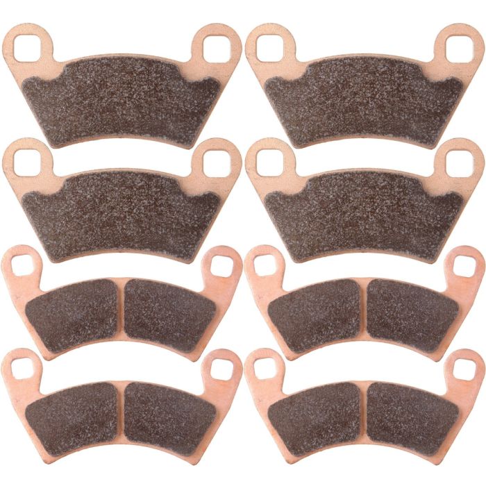Brake Pads (FA452) For Polaris-4 Pairs Front And Rear 