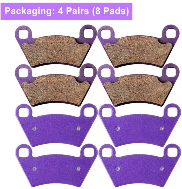 Brake Pads (FA354) For Polaris-4 Pairs Front And Rear 
