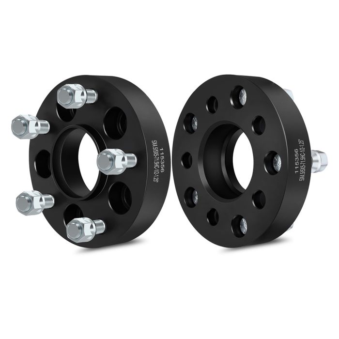 2Pcs 1.25 inch 5x4.5 to 5x5 5 Lug Wheel Spacers For 07-13 Ford Edge 96-13 Ford Mustang