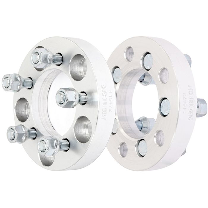 2Pcs 1 inch 5x4.5 to 5x100 5 Lug Wheel Spacers For 96-05 Acura NSX 97-05 Buick Century