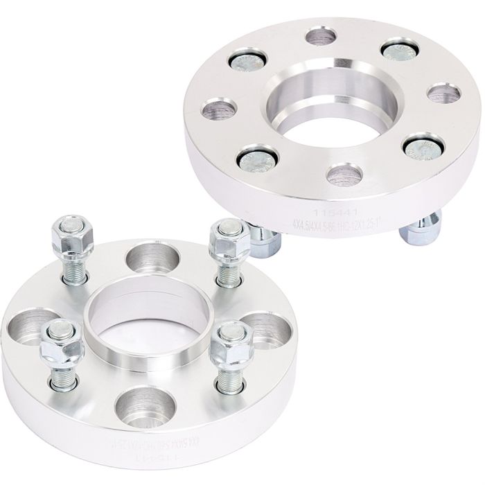 2Pcs 1 inch 4x4.5/4x114.3 4 Lug Hubcentric Wheel Spacers For 96-98 Nissan 240SX 96-01 Nissan Altima