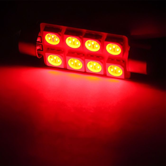 7pcs Super Red 5050 Interior Package LED Light Combo For 2005-2010 Hummer H3 New