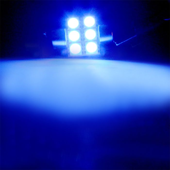 9X Super Blue 5050 SMD Interior Package LED Light for Honda Crosstour 2010 & Up
