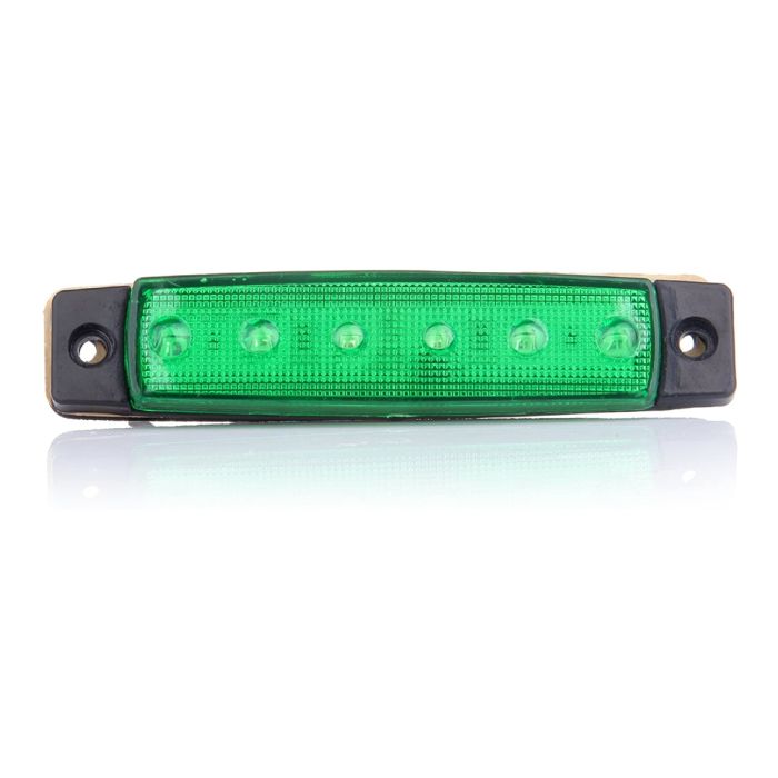 10PCS Green Yellow Side Marker Light Tail 1995 Honda Civic 2012 Toyota Camry 6LED 12V