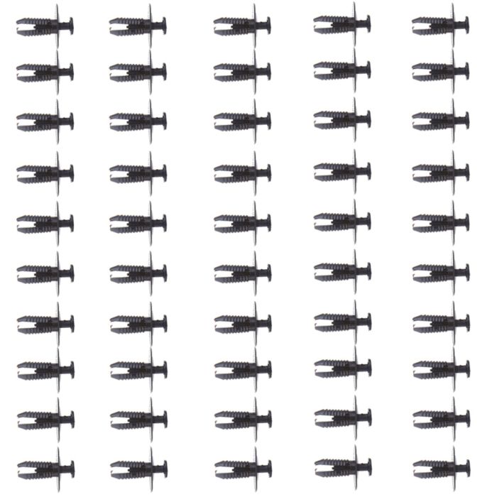 Nylon Black fender bumper fastener car clips(51118174185)- 50Piece