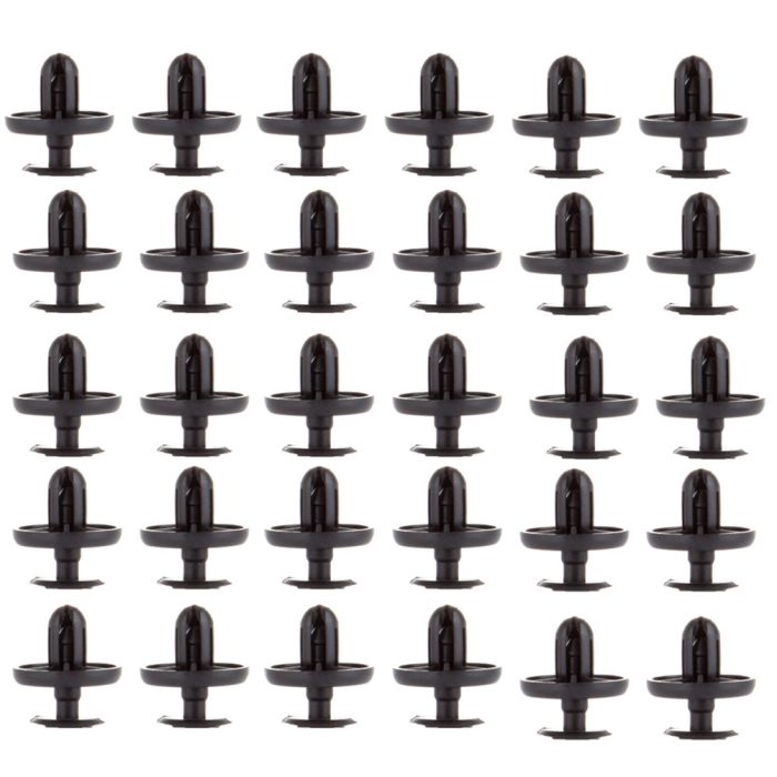 Nylon Black fender bumper fastener car clips(90467-10183,88970767)-30piece
