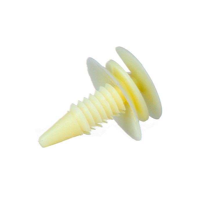 Nylon White fender bumper fastener car clips(3065575)- 30Piece