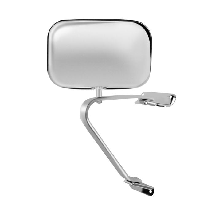 Side View Mirror For 80-96 Ford F150 83-92 Ford Ranger Manual Mirrors Chrome Steel