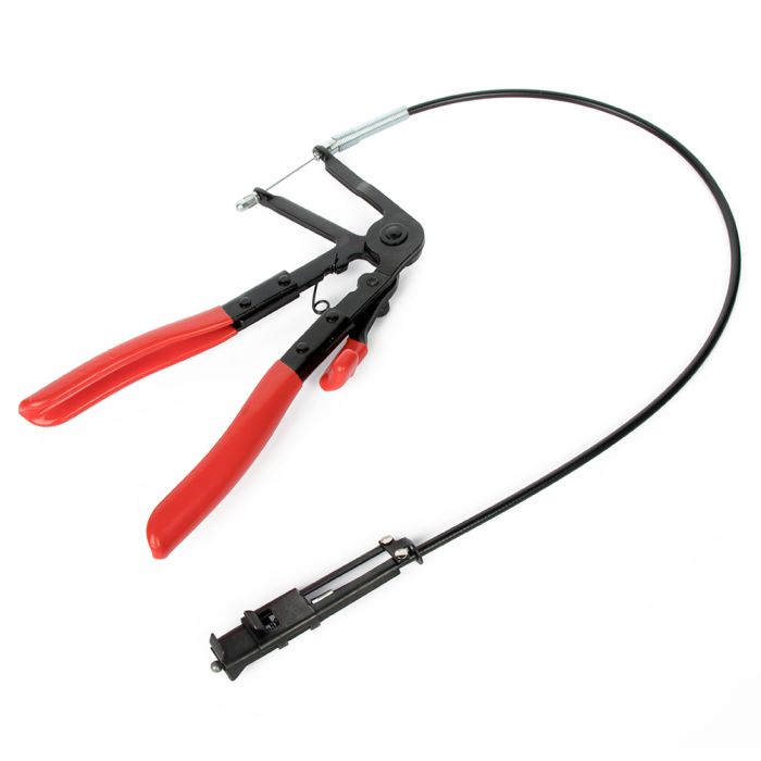 24''Cable Wire Hose Clamp Pliers Car Repairs Removal Tools Long Reach Flexible 