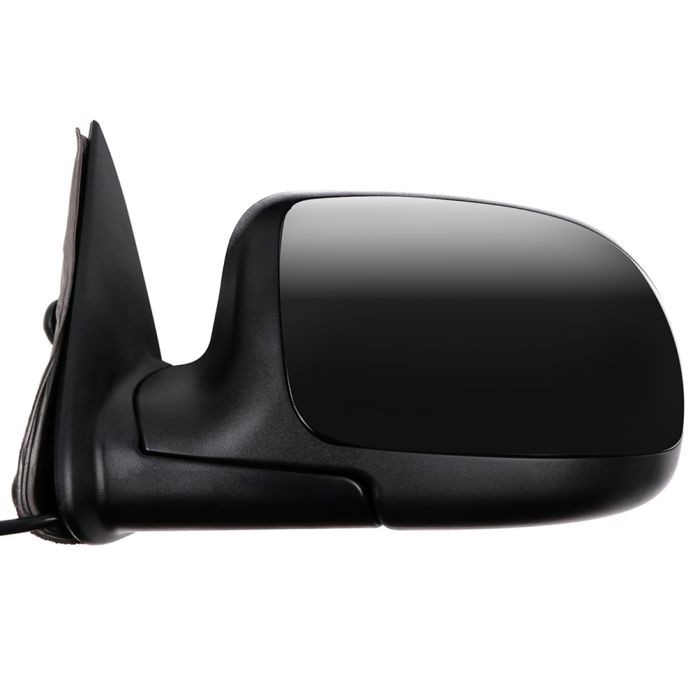 Kool Vue Power Heated Mirror Set For 2007-2014 Chevy Suburban, Tahoe, GMC Yukon – Textured Black, Signal & Puddle Lights