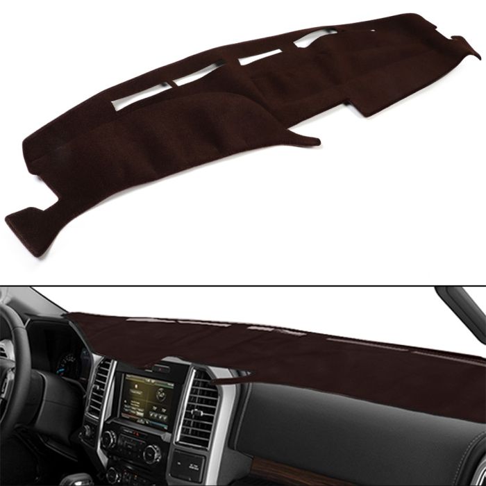 Dash Cover Mat Tan Fit for Ford F150 