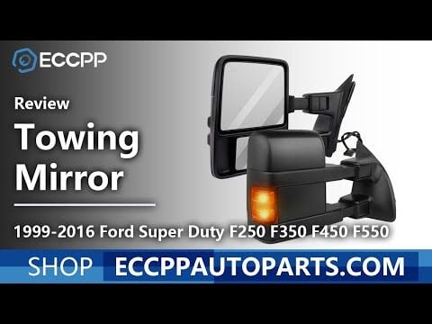 1999-2007 Ford F250 Super Duty Towing Mirrors Power Heated Driver