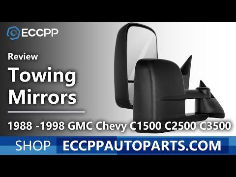 92-00 GMC Yukon 90-98 Chevrolet C1500 Towing Mirrors Power Heated - 1 Pair