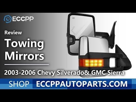 Chrome Power Heated Tow Mirrors For 04-06 GMC Yukon GMC Yukon XL 1500 - 1 Pair