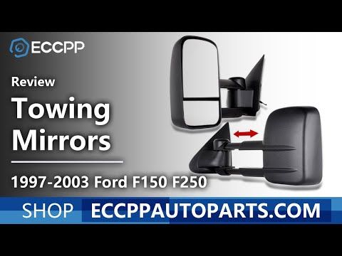 Left Right Side Tow Mirrors Compatible For 97-03 Ford F150 97-99 Ford F250