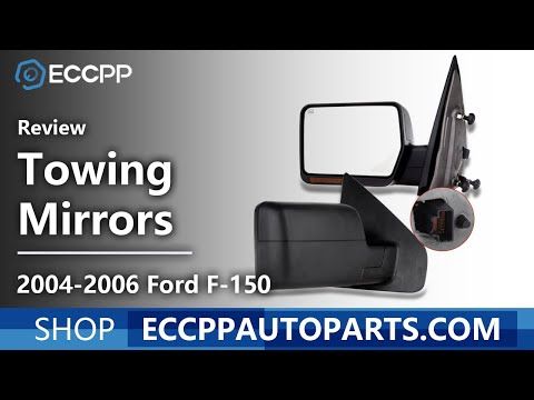 Towing Mirrors Replacement 04-06 Ford F-150 Truck Power Heated Signal Lighted Side View Pair Set
