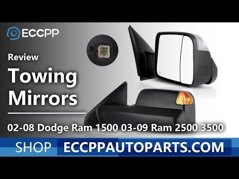 2002-2008 Dodge Ram 1500 2500 3500 Towing Mirrors Power Heated Turn Signal Driver and Passenger Side