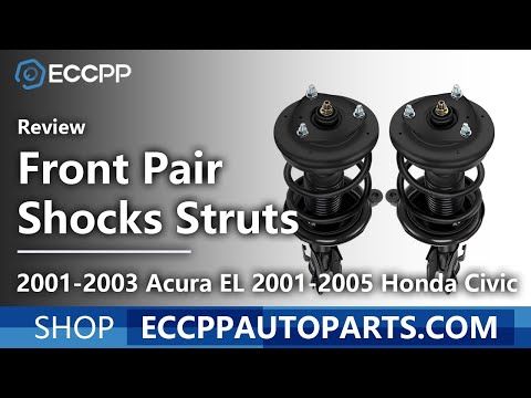 For 2001-2003 Acura EL 2001-2002 Honda Civic Quick-Strut Complete Shocks Springs Front Pair