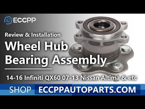 Hub Bearing & Bearing Assembly For 07-18 Nissan Altima 14-17 INFINITI QX60