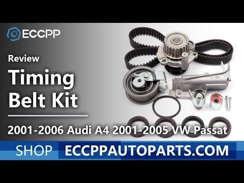 Timing Belt Water Pump Kit For 1.8L 99-06 Audi A4 01-05 Volkswagen Passat ( TCKWP306A )