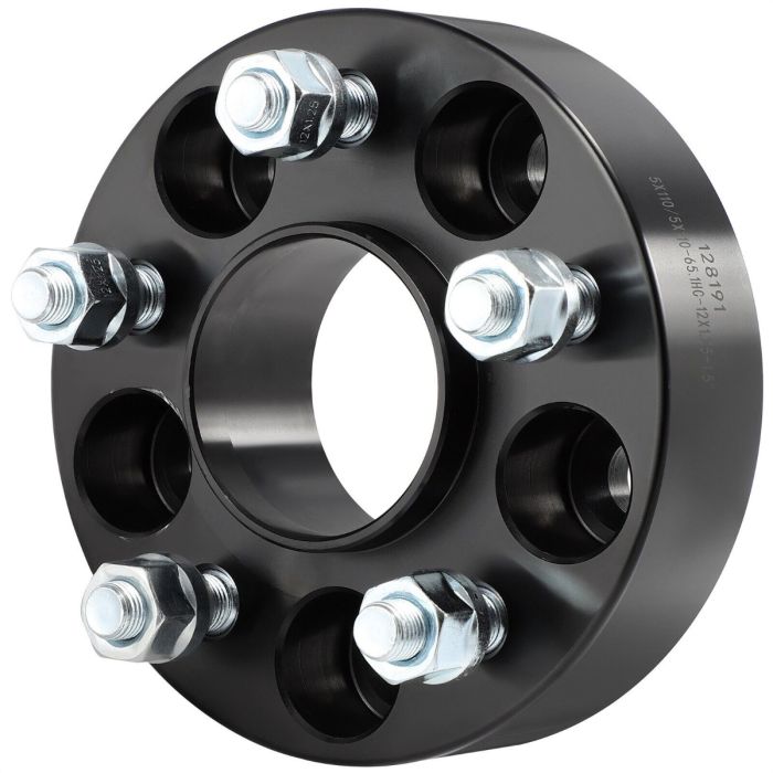 thumbnail interactive-video image 1 of 4pc 1.5" Hub Centric Wheel Spacers – 5x110 Jeep Cherokee Compass 2017-2023 – ECCPP CNC T6 6061 Aluminum 1 of 3