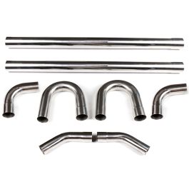 thumbnail image 2 of 3" 76mm T-304 Stainless Steel Exhaust U-Bend Kit – Mandrel Straight Pipe Kit 2 of 2