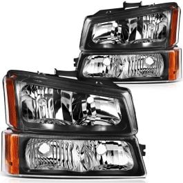 Headlight Assembly (15199556) For 2003-2006 Chevrolet Avalanche ...