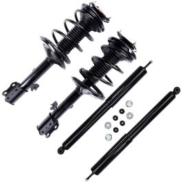 ECCPP Complete Struts & Coil Spring Assembly Set – 4 Pieces For 2007-2012 Dodge Caliber, Front & Rear