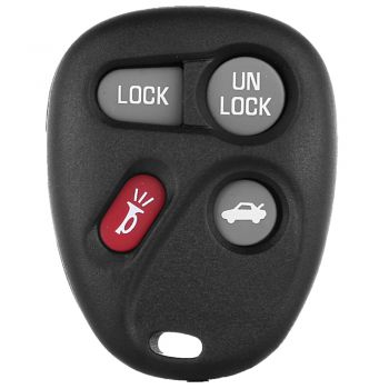 Replacement Keyless Remote Key Fob Clicker Shell Case 4Button for 96-05 Pontiac
