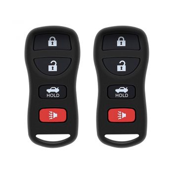 Keyless Entry Remote Control Car Key Fob KBRASTU15 for Infiniti for Nissan 2 pcs
