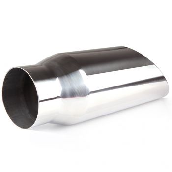 2011-2017 Lexus CT200h 1.8L 2010-2015 Toyota Prius Exhaust Tip 3" Inlet / 4" Outlet / 12" Long Weld on Stainless Steel Angel cut