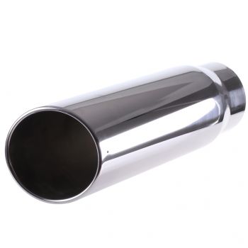 Stainless Steel Exhaust Tip Bolt On 5" Inlet / 6" Outlet / 18" Long