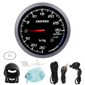 Universal  Car LED Electronic Turbo Boost Gauge Meter  (E10790401CP) - 1 Piece