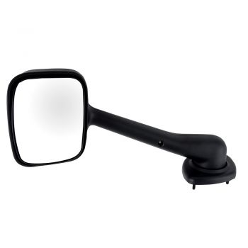 Upgraded Tow Mirror Passenger Right Side for 2008-2016 Freightliner Cascadia Plug and Play With Black Housing