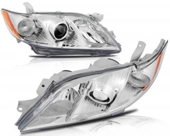 Headlight Assembly Compatible with 2007-2009 Toyota Camry Driver and Passenger Side Headlamps