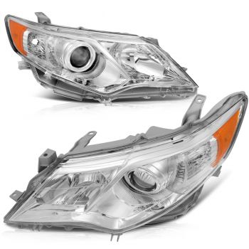 Headlight Assembly Compatible with 2012-2014 Toyota Camry Driver and Passenger Side Headlamps