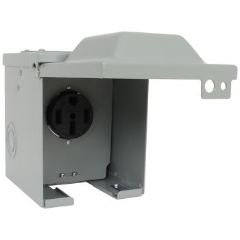 RV Power Outlet Box 50 Amp 