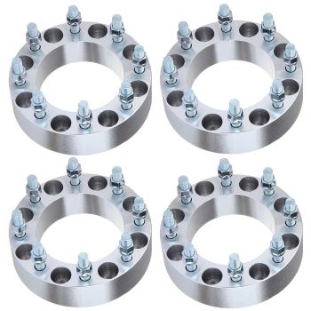 2 inch 8x170 8 Lug Wheel Spacers(125mm Bore, 14x2.0 Studs) for 1999-2016 Ford F250 F350 Super Duty - 4PCS