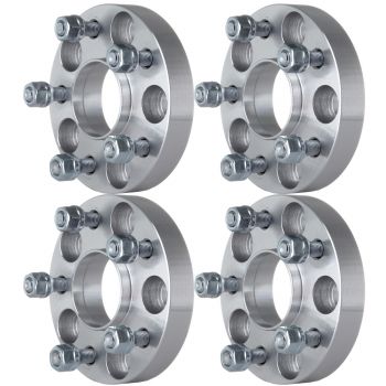 4X Hubcentric Wheel Spacers 5x114.3 5x4.5 25mm 1" For 1998-2017 Honda Accord
