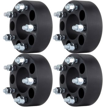4Pc Wheel Spacers 5x4.5 to 5x4.5 2" Thick 12x1.5 2009-2012 For Hyundai Genesis