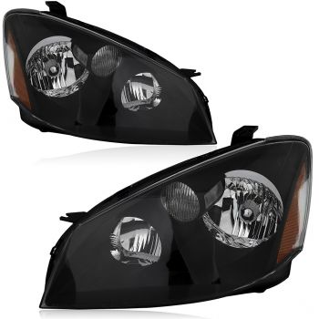 Headlight Assembly For 2005-2006 Nissan For Altima Driver and Passenger Side Headlamps