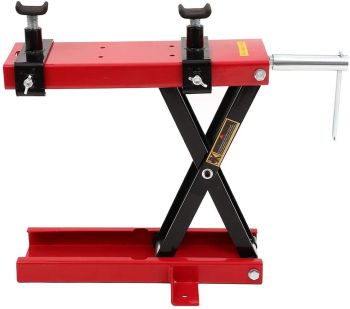 red Scissor jacks for Autos Motorcycle Dirt Bike Scooter Crank Stand