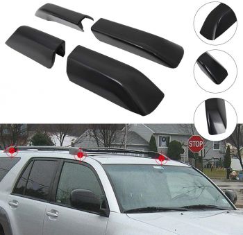 Roof Side Rails End Covers Fit for Toyota 4Runner 2010-2021 - 4pcs