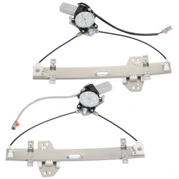 Rear Left+Rear Right Power Window Regulator with Motor For Acura (748-558 748-559) -2 Piece