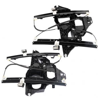 Front Right+Front Left Power Window Regulator w/o Motor For Ford Lincoln (749-543 749-542) -2 Piece
